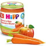 HIPP PIURE DE MORCOVI CU MERE 125G