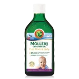 MOLLERS COD LIVER OIL OMEGA 3 MOM + BABY 250 ML
