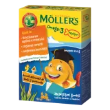 MOLLER'S OMEGA-3 36 PESTISORI GUMATI +3 ANI AROMA PORTOCALE