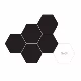 HEXA SOLID BLACK 25.8X29 1 MP/CUT