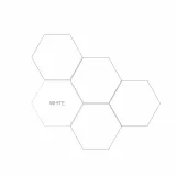 HEXA SOLID WHITE 25.8X29 1 MP/CUT