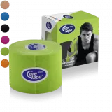 Benzi kinesiologice Cure Tape Sports 5cmx5m, rezistenta sporita la apa, Verde Lime