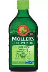 MÖLLER’S COD LIVER OIL OMEGA-3 aromă de mere verzi