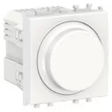 Variator universal rotativ LED, 2 module, alb