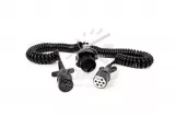 Cablu electric spiralat adaptor cu mufe plastic 2x7 pini, 1x15 pini