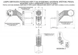 Lămpi de poziție și marcaj - Lampă marcaj, Horpol 12/24V cu braț scurt, dreapta, fomcoshop.ro