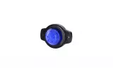 Lampă gabarit rotundă mică, Horpol, marcaj frontal, LED albastru, alimentare 12/24V