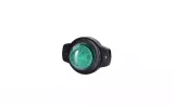 Lampă gabarit rotundă mică, Horpol, marcaj frontal, LED verde, alimentare 12/24V