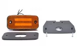 Lămpi de poziție și marcaj - Lampă marcaj lateral, WAŚ, portocalie cu suport W158 12/24V, fomcoshop.ro