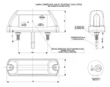 Lămpi iluminare plăcuță de înmatriculare - Lampă mică iluminare, Horpol, plăcuță înmatriculare, LED alb, carcasă neagră, alimentare 12/24V, fomcoshop.ro