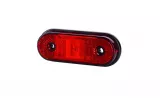 Lampă poziție ovală, Horpol, roșie, aplicată, cu LED