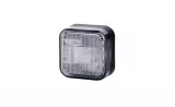 Lampă reflectorizantă, Horpol, pătrată, marcaj lateral, poziție, LED alb, alimentare 12/24V