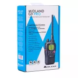 Stație radio PMR portabilă Midland G9 PRO, 32 canale, VOX, Dual PTT