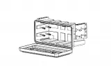 Cutii remorca si suporturi - Daken Suport orizontal galvanizat pentru ladă scule, pe șasiu, fomcoshop.ro
