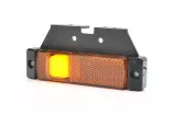 Lampă gabarit reflectorizantă, WAŚ, LED portocaliu W45N 12/24V