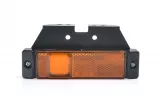 Lămpi de poziție și marcaj - Lampă gabarit reflectorizantă, WAŚ, LED portocaliu W45N 12/24V, fomcoshop.ro