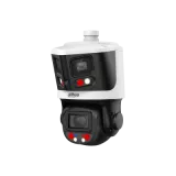 Camere IP - Cameră de rețea panoramică & PTZ cu lumină Starlight TiOC, 8MP + 4MP, zoom optic 10x SDT3E410-8P-MB-A-PV1, high-security.ro