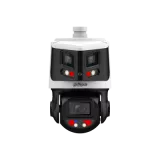 Cameră de rețea panoramică & PTZ cu lumină Starlight TiOC, 8MP + 4MP, zoom optic 10x SDT3E410-8P-MB-A-PV1