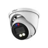 Cameră de supraveghere dome HDCVI 4K cu Iluminare Duală Inteligentă și Descurajare Activă TiOC HAC-ME1809HP-A-PV