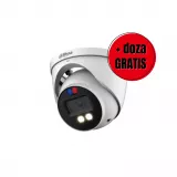 Cameră de supraveghere dome HDCVI 5MP cu Iluminare Duală Inteligentă și Descurajare Activă HAC-ME1509HP-A-PV