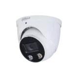 Camere IP - Cameră de supraveghere dome IP WizSense, 5 MP, Smart Dual Illumination, cu descurajare activă și focalizare fixă IPC-HDW3549H-AS-PV-S3, high-security.ro