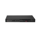Switch 24 porturi PoE și 2 porturi uplink, fără management PFS3226-24ET-240