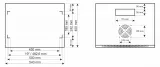 Dulap rack 9U Pulsar RWA954-G