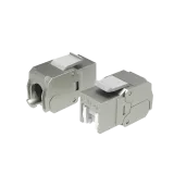 Modul conector Keystone Jack ecranat Cat.6A, cu obturator BH-04-00180