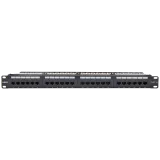 Patch Panel - Patch panel echipat Cat6 UTP, 1U, 24 de porturi BH-07-00110-015-00-02, high-security.ro