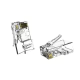 Set 100 conectori Cat5e UTP RJ45 BH-01-00201-Conector modular UTP , CAT 5E
