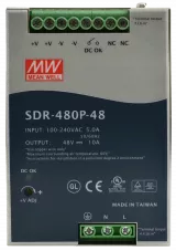 Sursă de alimentare pe șină DIN SDR 48V/480W/10A SDR-480P-48
