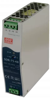 Surse/Alimentatoare - Sursă de alimentare pe șină DIN SDR 48V/75W/1.6A SDR-75-48, high-security.ro