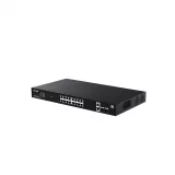 Switch 18 porturi RJ45 1Gbps (16&times;PoE+), 2 porturi SFP 1Gbps G2220P-16-250W
