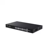 Switch 24 porturi Gigabit PoE, 2 x RJ45 Uplink Gigabit G1128P-24-250W