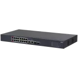 Switch Dahua cu 18 porturi, 16 porturi PoE &ndash; CS4218-16ET-240