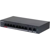 Switch-uri - Switch Desktop Cloud 10 porturi, gestionat în cloud, 8 porturi PoE, 2 porturi uplink Gigabit CS4010-8ET-110, high-security.ro