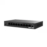 Switch-uri - Switch Ethernet 9GE + 1SFP cu 8 porturi PoE G1110PF-8-120W, https:high-security.ro
