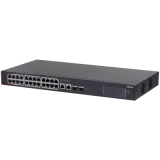 Switch Gigabit desktop administrat prin cloud cu 24 porturi PoE, 2 porturi SFP si 2 porturi uplink CS4228-24GT-375