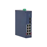 Switch-uri - Switch Gigabit Industrial Cloud Managed cu 8 porturi PoE si 2 porturi SFP CHS4210-8GT-110, https:high-security.ro