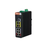 Switch industrial Gigabit cu management 6 porturi PoE si 4 porturi SFP IS4410-6GT-120