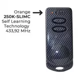 Accesorii - Telecomanda cu doua canale 433,92 MHz P-250K-SLIMRP, high-security.ro