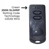 Telecomanda cu doua canale 433,92 MHz P-250K-SLIMRP