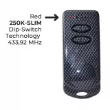 Telecomanda cu doua canale 433,92 MHz P-250K-SLIMRP