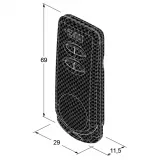 Telecomanda cu doua canale 433,92 MHz P-250K-SLIMRP