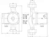 Pompa de circulatie IMP PUMPS NMT PLUS 25/40 - 180 cu kit de racordare