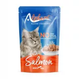 AlphaPet Hr. Umeda cu Somon pt. Pisici Plic 85g
