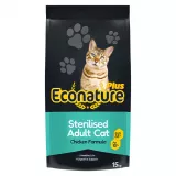 Pisici - Econature Plus Hr. Uscata cu Pui pt. Pisici Sterilizate 15kg, https:shop.interpet.ro