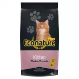 Pisici - Econature Plus Hr. Uscata cu Pui pt. Pisicute 15kg, https:shop.interpet.ro