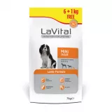 LaVital Hr. Uscata cu Miel pt. Caine Mini Adult 6+1kg 