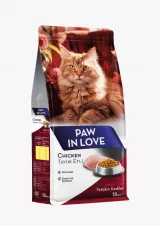 Pisici - Paw In Love Hr. Uscata cu Pui pt. Pisici Adulte 15kg, https:shop.interpet.ro
